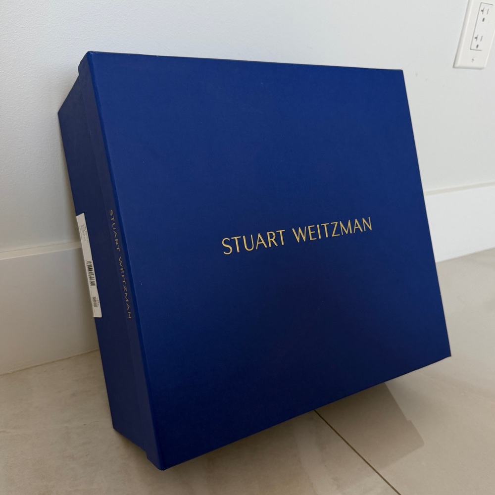 Stuart Weitzman Classic Boot Box with Logo Tissue Paper & Inserts PRICED TO SELL